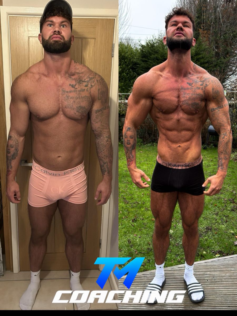 Tommy Mitchell client before and after, transformation 6
