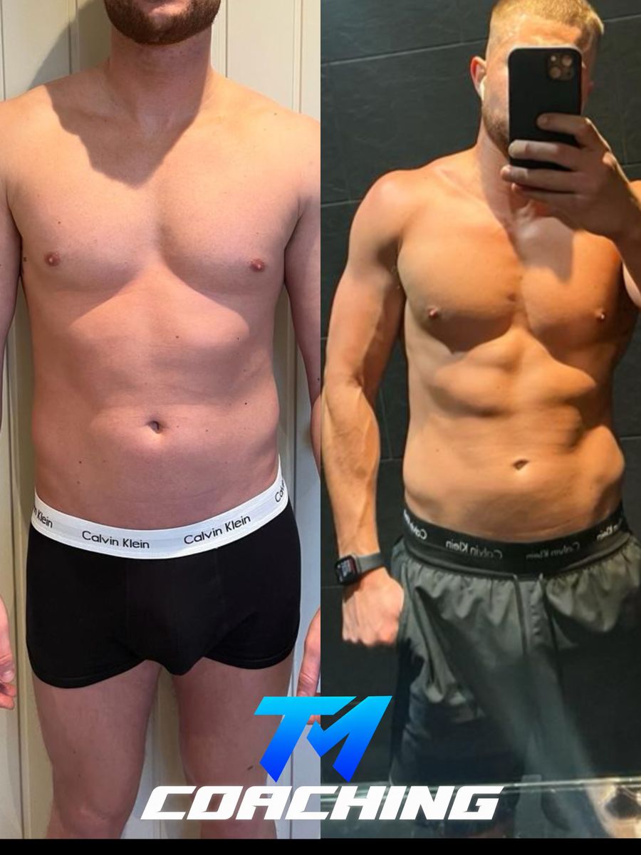 Tommy Mitchell client before and after, transformation 9