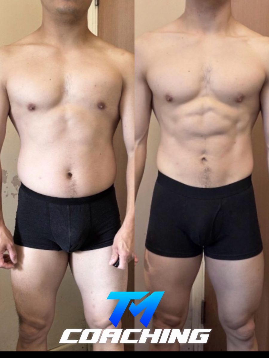 Tommy Mitchell client before and after, transformation 11