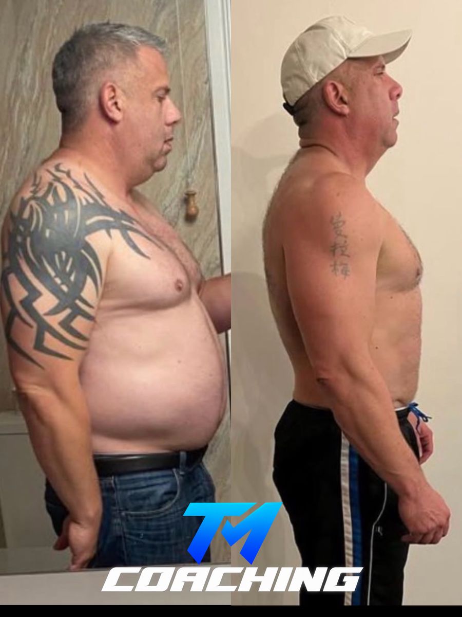 Tommy Mitchell client before and after, transformation 13