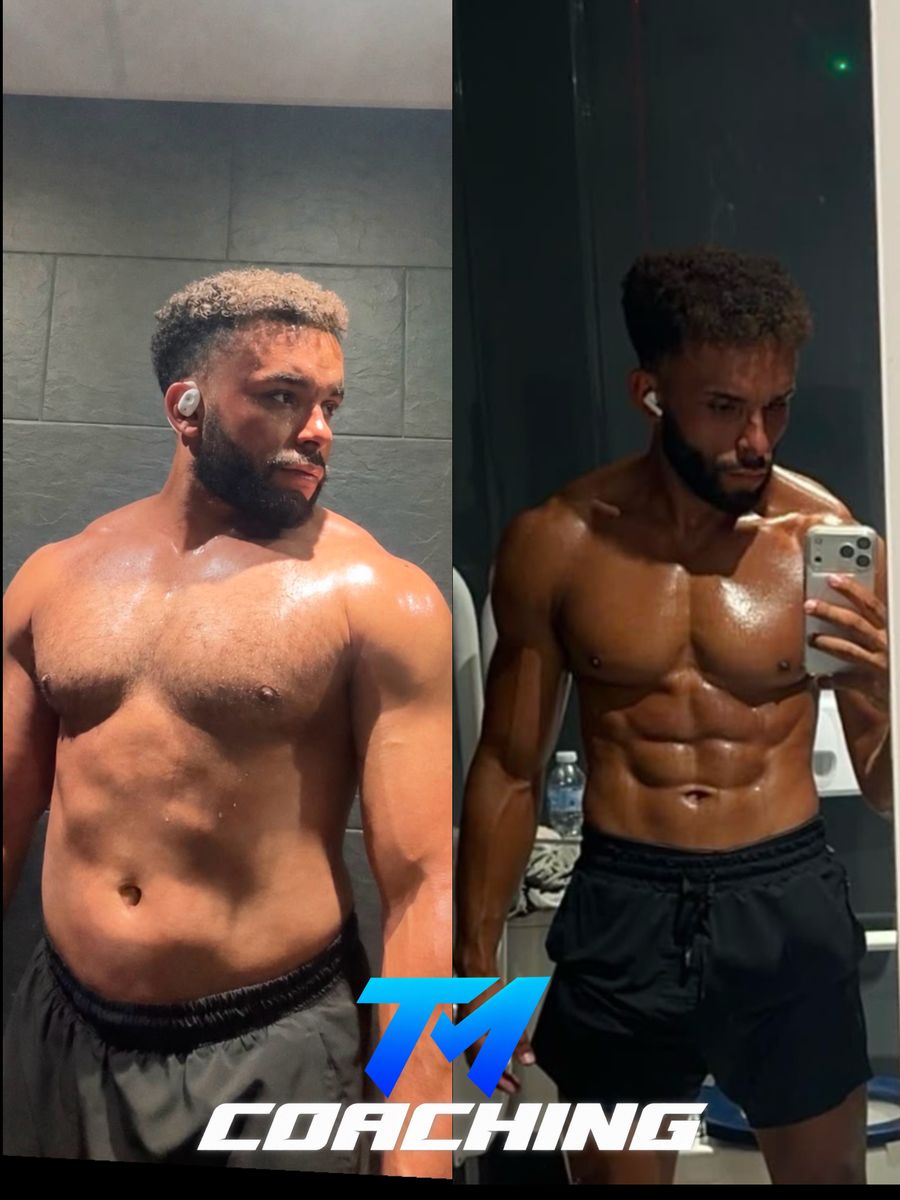 Tommy Mitchell client before and after, transformation 20